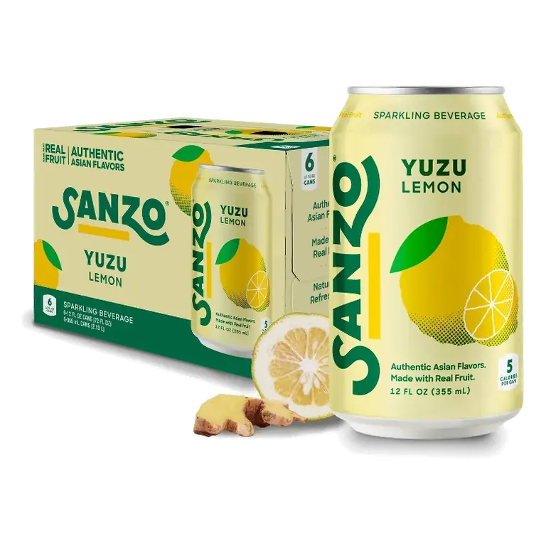 Sanzo Sparkling Water - Yuzu - 72 fl oz/6pk