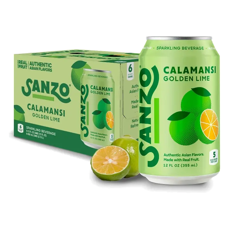 Sanzo Sparkling Water - Calamansi - 72 fl oz/6pk