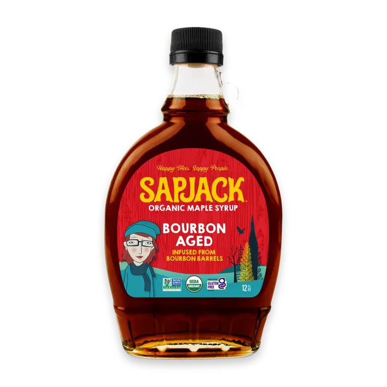 Organic Bourbon Barrel Aged Maple Syrup