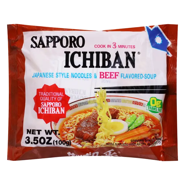 Beef Flavor Japanese Style Noodle Soup
