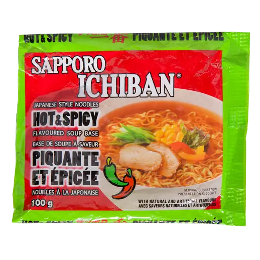 Flat Noodles Hot And Spicy 100 g