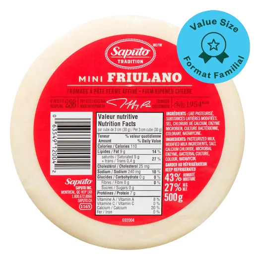 Cheese Mini Friulano 500 g