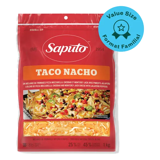 Shredded Cheese Taco Nacho 1 kg