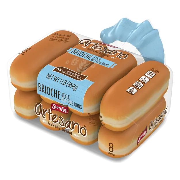 Brioche Hot Dog Buns Bakery Bread