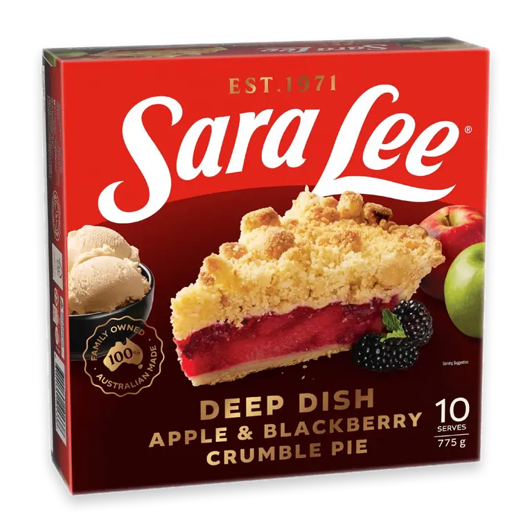 Deep Dish Crumble Pie Apple & Blackberry