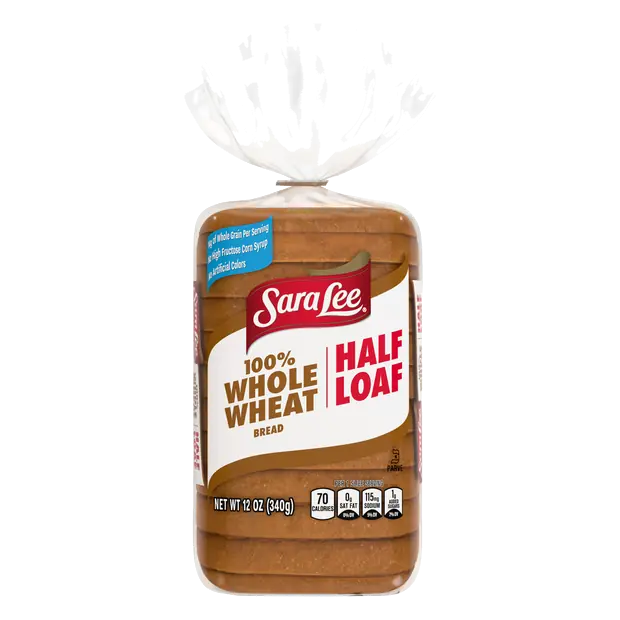 Half Loaf Whole Grain 100% Whole Wheat Bread Sliced