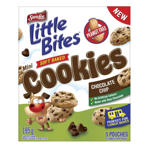 Little Bites Peanut-Free Cookies Chocolate Chip 195 g
