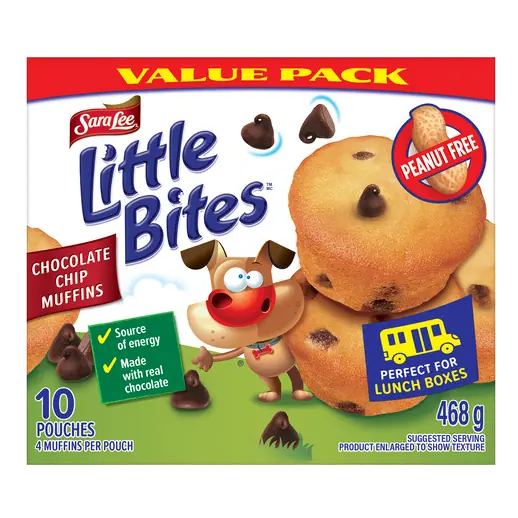 Little Bites Peanut-Free Muffins Chocolate Chip 468 g