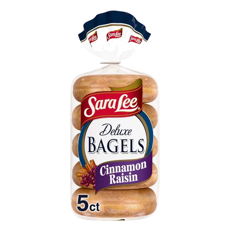 Sara Lee Cinnamon Raisin Bagels, 15oz/5ct
