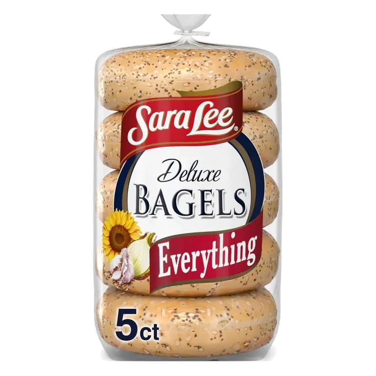 Sara Lee Everything Bagels, 15oz/5ct
