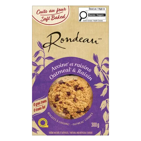 Rondeau Cookies Oatmeal & Raisin 300 g