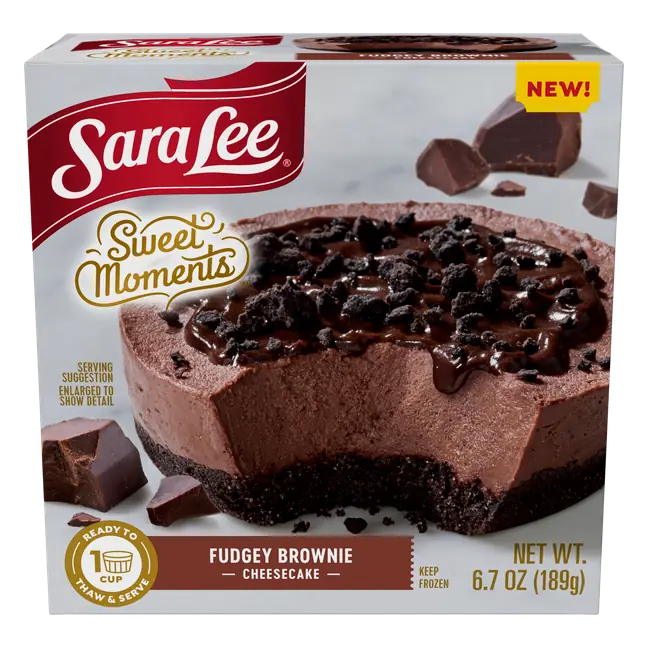 Sara Lee Sweet Moments 1CT Fudgey Brownie Cheesecake 6.7oz