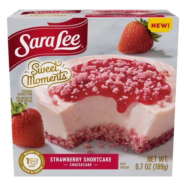 Sara Lee Sweet Moments 1CT Strawberry Shortcake Cheesecake 6.7oz
