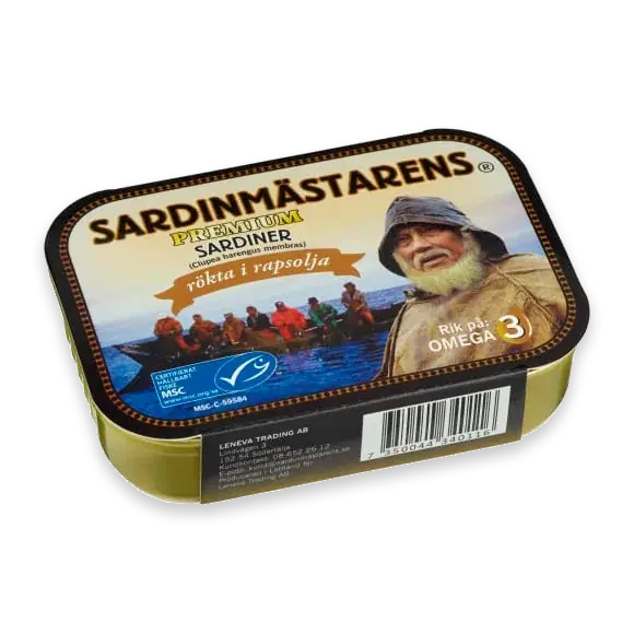 Sardiner Delikatessrökta i Rapsolja