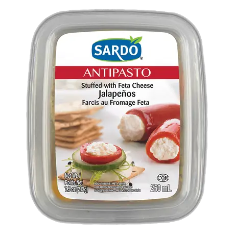 Antipasto Jalapenos Stuffed With Feta Cheese 250 ml