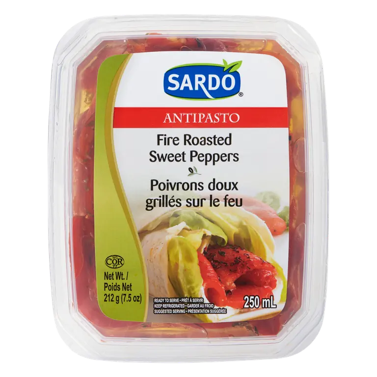 Antipasto Fire Roasted Sweet Peppers 250 ml