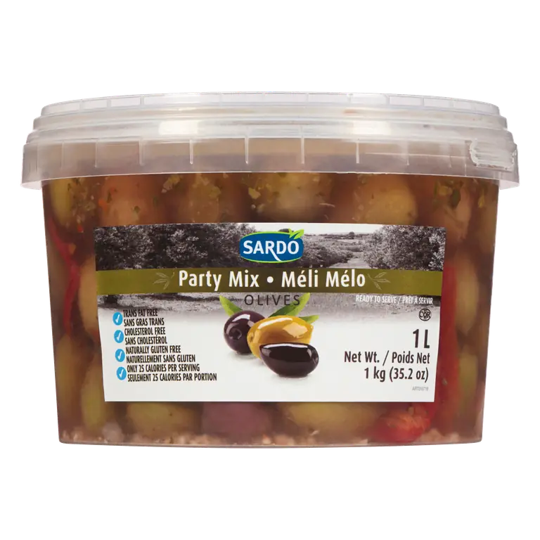 Gluten-Free Olives Party Mix 1 L