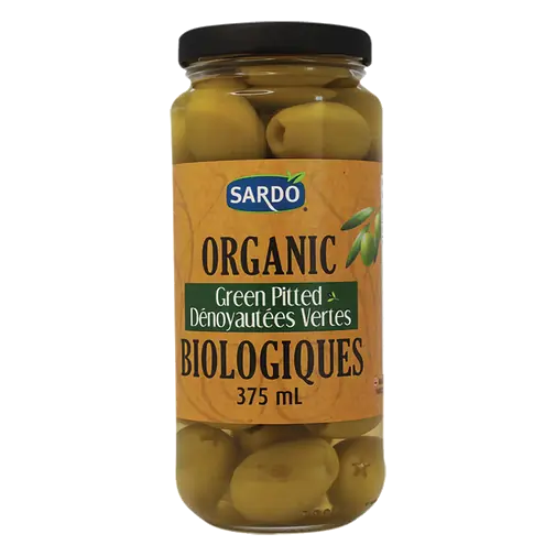 Organic Pitted Olives 375 ml