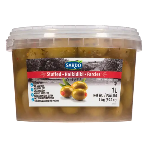 Stuffed Halkidiki Olives 1 L