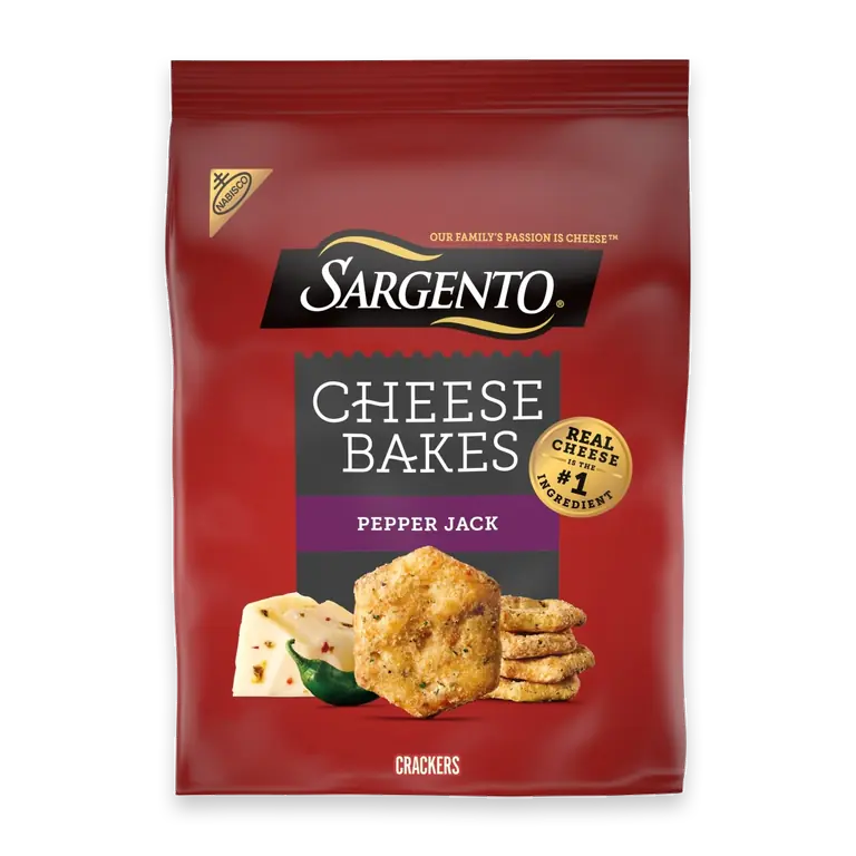 Cheese Bakes Pepper Jack Crackers