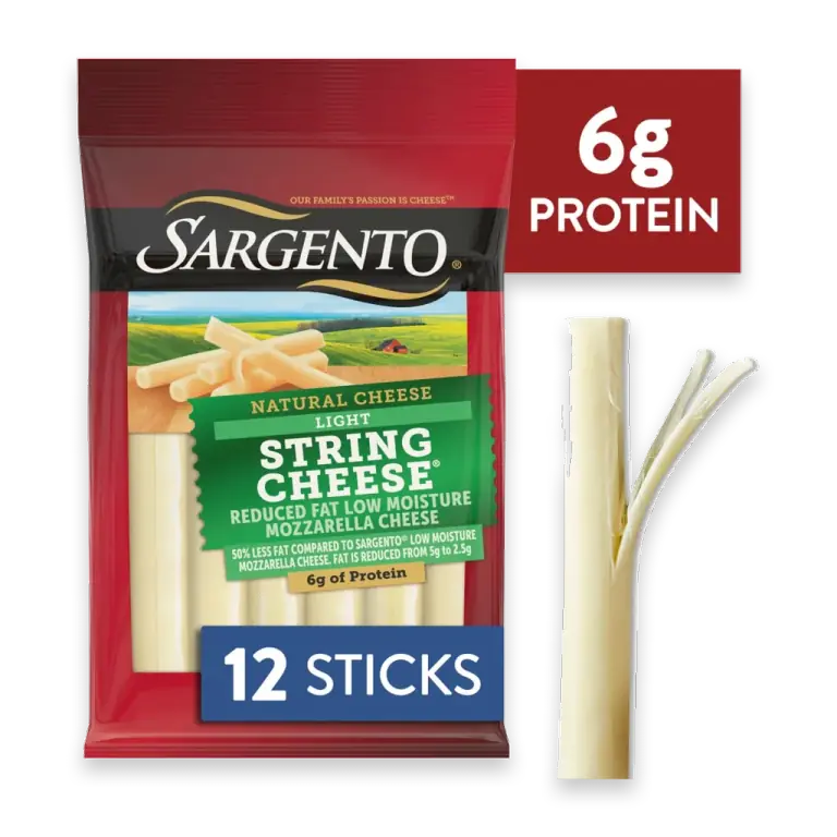 Light Mozzarella String Cheese Sticks