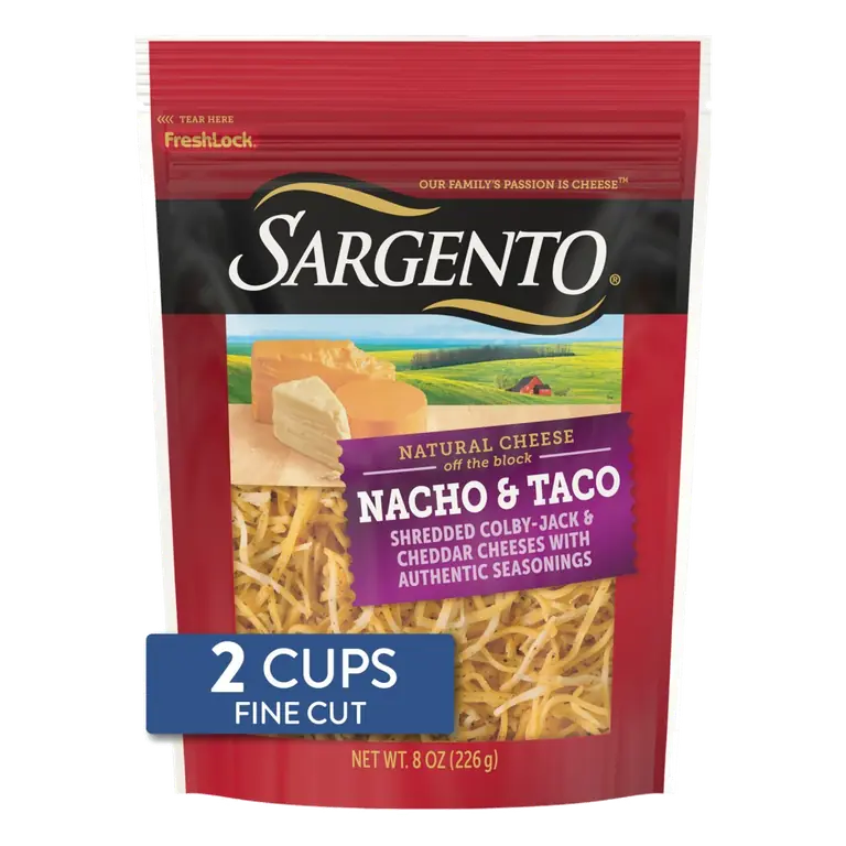 Nacho & Taco with Authentic Seasonings Shredded Colby-Jack & Cheddar Natural Cheeses