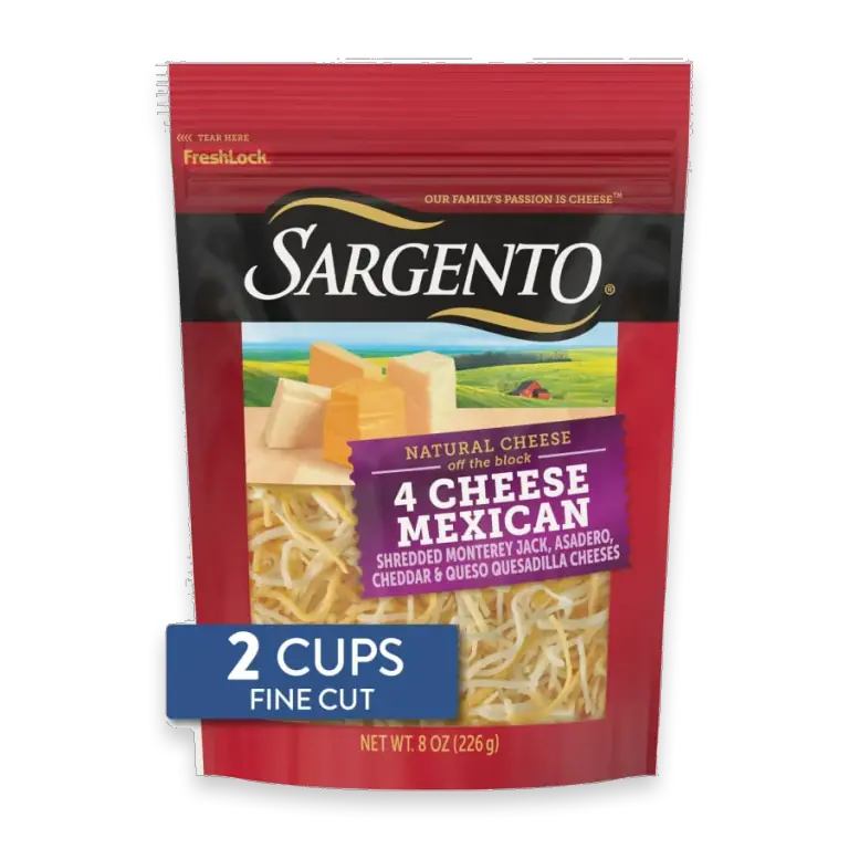 Off the Block Fine Cut 4 Cheese Mexican Blend Natural Cheese Shreds