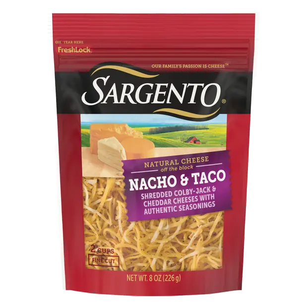 Off The Block Fine Cut Shredded Nacho & Taco Cheese Blend