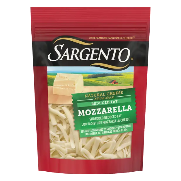 Off The Block Reduced Fat Trad Cut Shredded Mozzarella Cheese