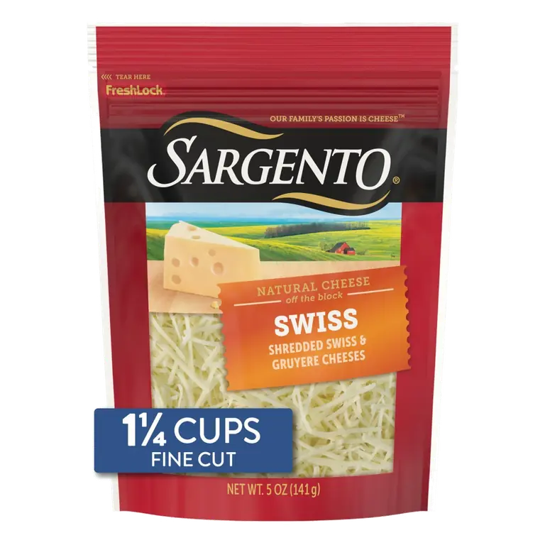 Off the Block Shredded Swiss & Gruyere Natural Cheeses