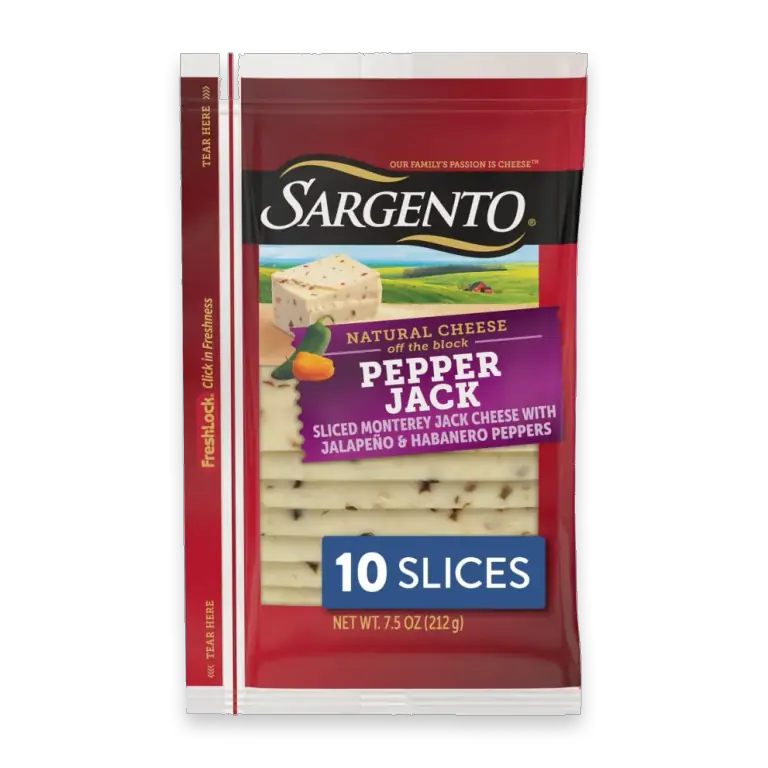 Pepper Jack Sliced Cheese