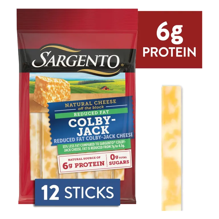 Reduced Fat Colby-Jack Natural Cheese Sticks