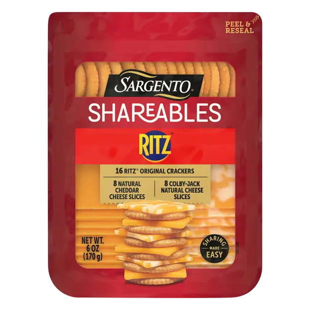 Shareables Cheddar & Colby-Jack Cheese w/Ritz Original Crackers