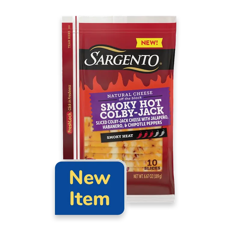 Smoky Hot Colby-Jack Sliced Cheese