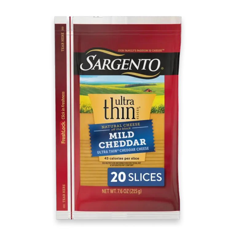 Ultra Thin Mild Cheddar Sliced Cheese