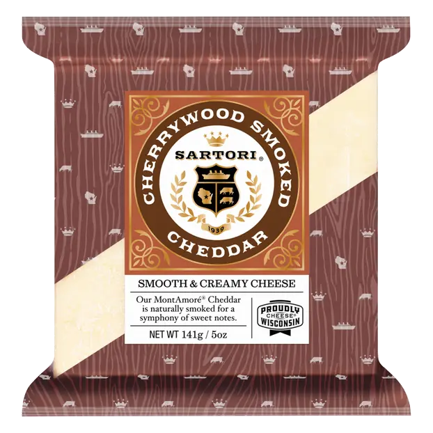 Cherrywood Smoked Cheddar Cheese Block