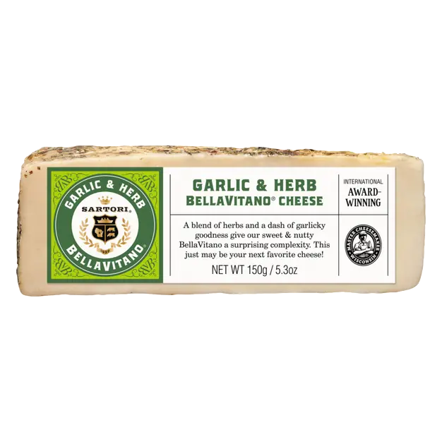 Garlic & Herb BellaVitano Cheese Wedge