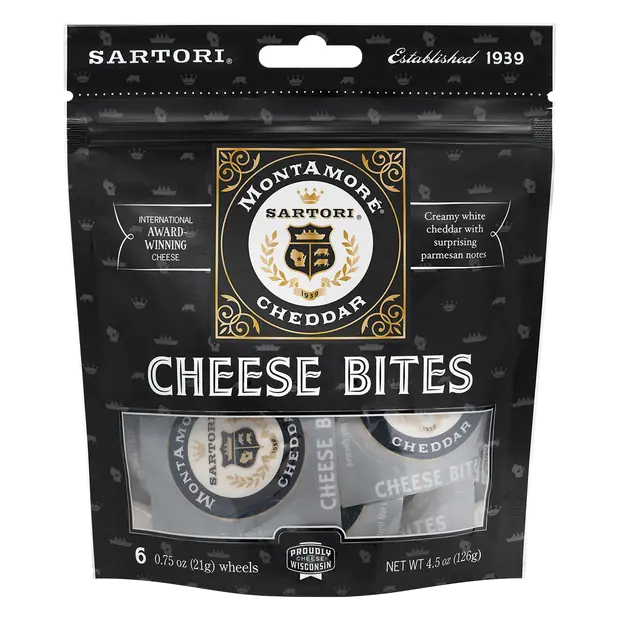 MontAmore Cheddar Cheese Bites - 6 ct