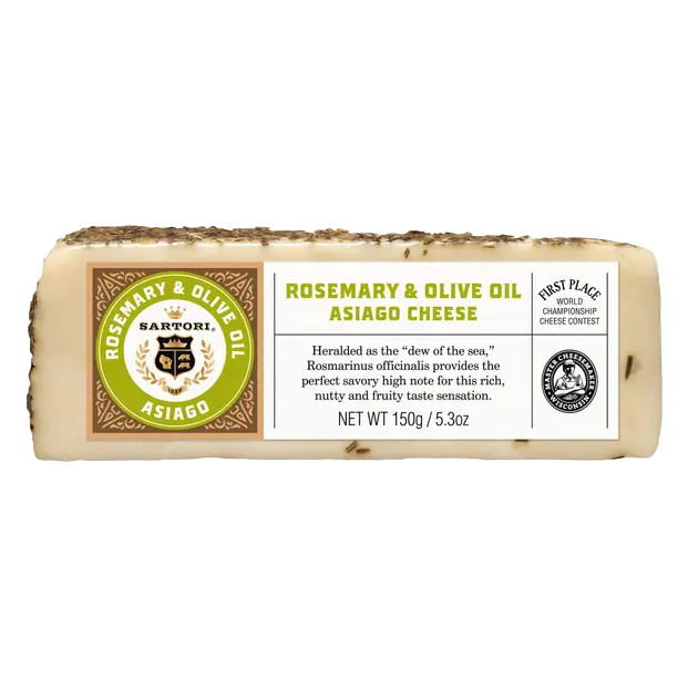 Rosemary & Olive Oil Asiago Cheese Wedge