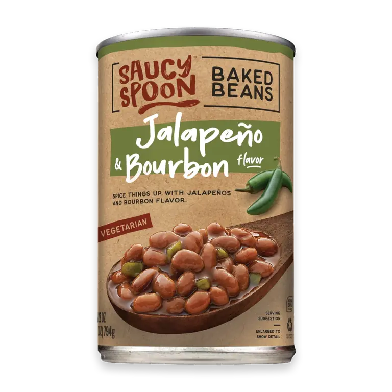 Vegetarian Jalapeno & Bourbon Flavor Baked Beans 28 oz