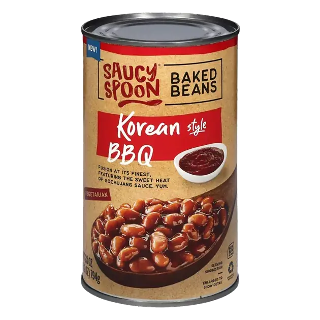 Vegetarian Korean Style BBQ Baked Beans