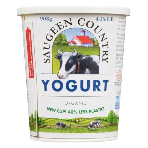 Organic 4.1% Whole Milk Yogurt Plain 908 g