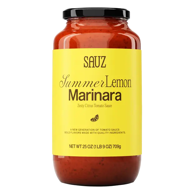 Summer Lemon Marinara Zesty Citrus Tomato Pasta Sauce