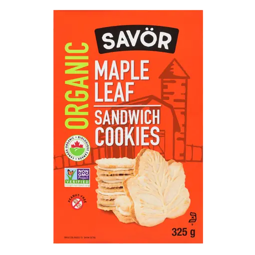 Organic Cookies Maple Leaf 325 g