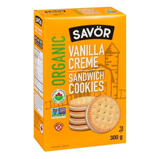 Organic Cream Cookies Vanilla 300 g