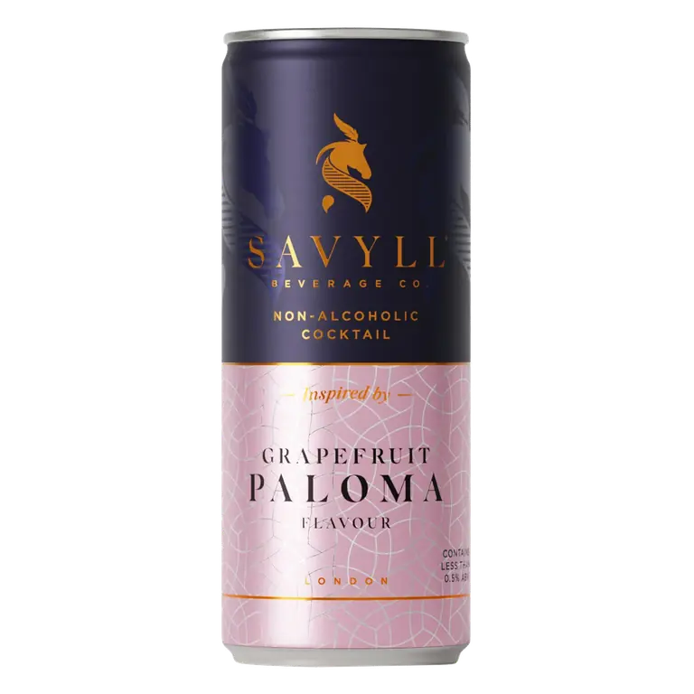 250ml Alcohol Free Grapefruit Paloma Flavour Cocktail Can