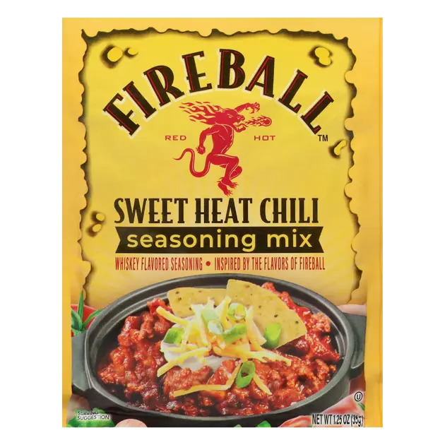 Fireball Sweet Heat Chili Seasoning Mix 1.25 oz