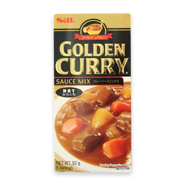S&B Golden Curry Mix Hot