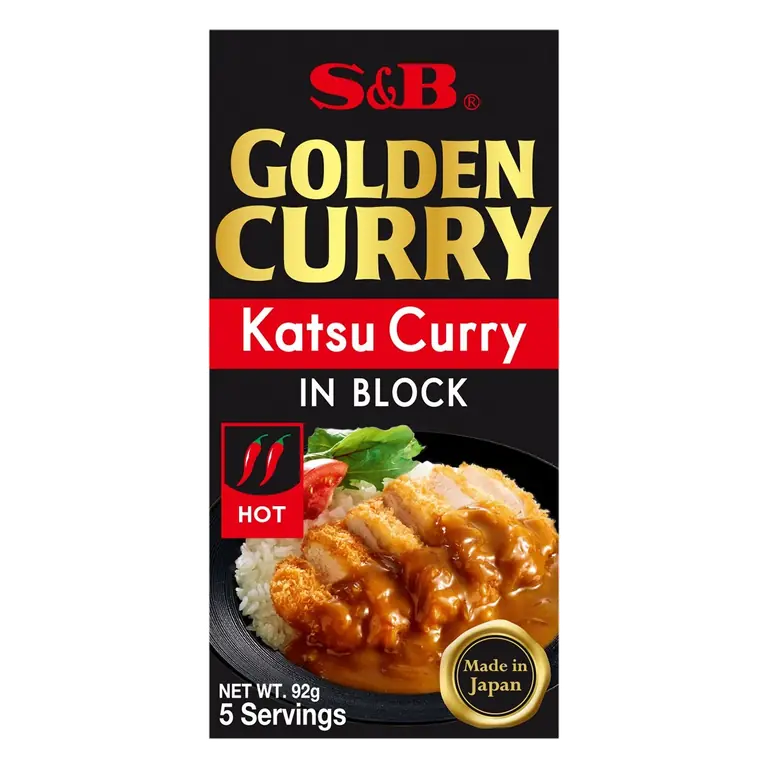 S&B Golden Katsu Curry Sauce Mix Hot