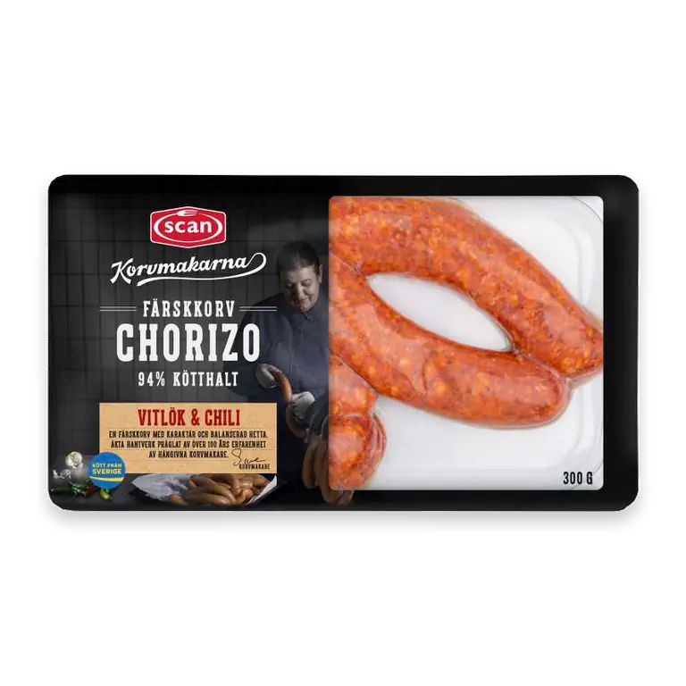 Chorizo Vitlök & chili